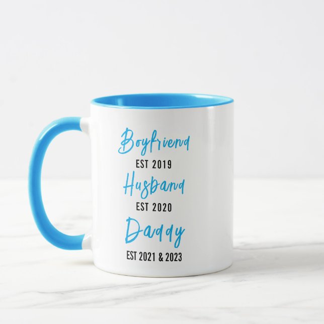 Caneca Boyfriend Husband Dad Mug | Personalized Father’s  (Esquerda)