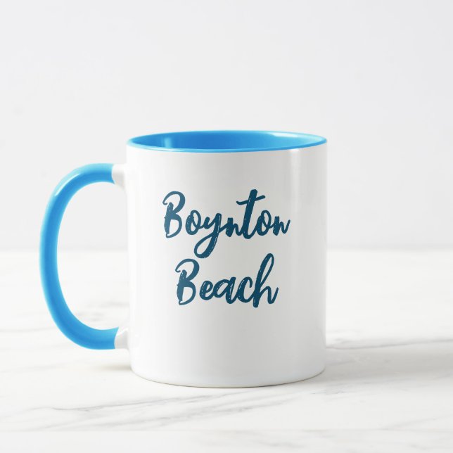Caneca Boynton Beach Flórida Café Mug (Esquerda)