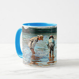 Caneca Boys Wading, famosa trabalho de arte por Winslow H