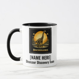 Caneca Brachiosaurus Dinossauro Pré-histórico Lua