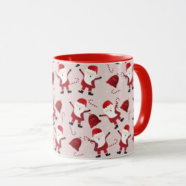 Caneca Brag Vermelho Santa Claus (Frente Esquerda)