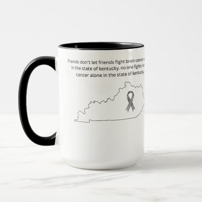 Caneca Brain Cancer Awareness in Kentucky  (Esquerda)