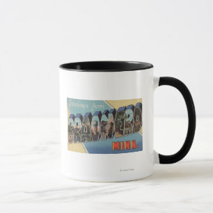Caneca Brainerd, Minnesota - Cenas com Letras Grandes