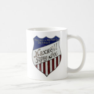 Caneca branca clássica de Maxwell cinquenta e seis