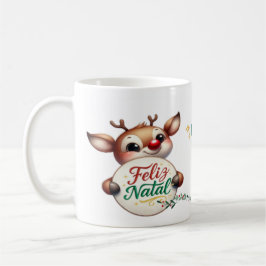 Caneca Branca Clássica - Edição Natal
