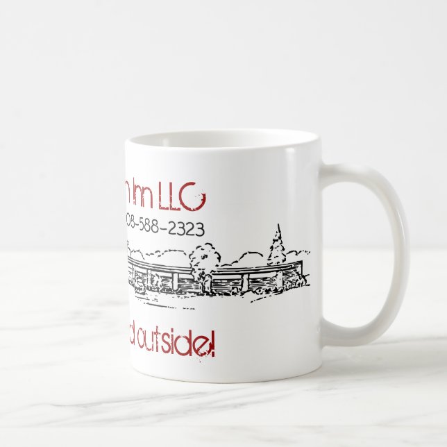 Caneca branca clássica - inverno (Direita)