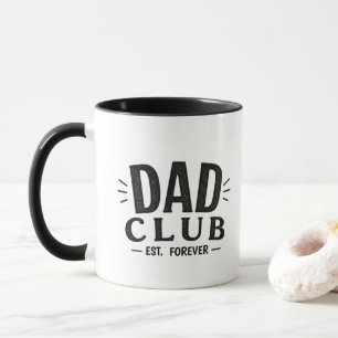 Caneca Branca Clube do Pai Est. Para Sempre Café