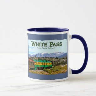 Caneca branca da campainha da passagem