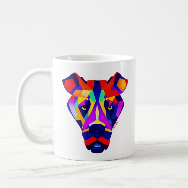 Caneca branca de Alexander Dog (Esquerda)