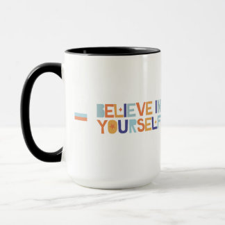 Caneca Branca de Citação Motivacional | Xícara de