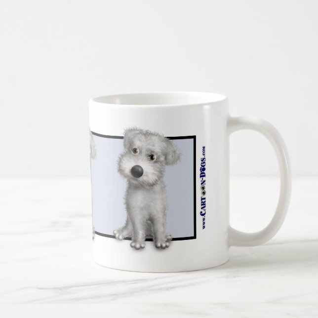 Caneca (branca) de Schnoodle (Direita)