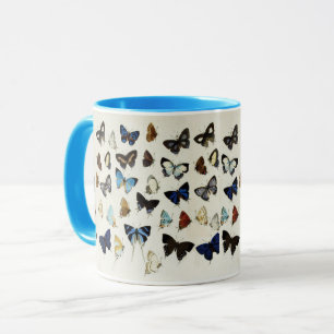 Caneca BRANCOS BRANCOS BRANCOS BOTTERFLIOS Beleza Naturez