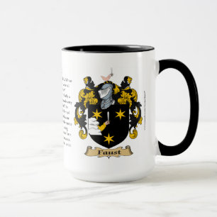 Caneca Brasão da família de Faust