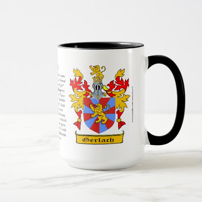 Caneca Brasão da família de Gerlach (Direita)