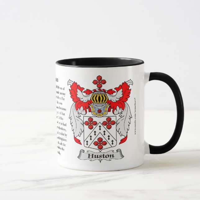 Caneca Brasão da família de Huston (Direita)