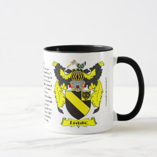 Caneca Brasão da família de Isaac