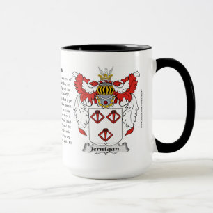 Caneca Brasão da família de Jernigan