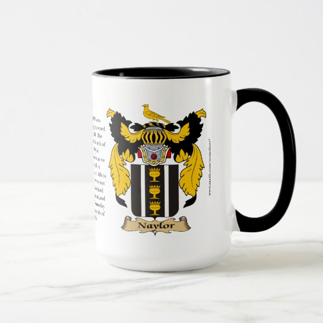 Caneca Brasão da família de Naylor (Direita)