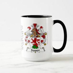 Caneca Brasão da família de Sauer