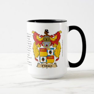 Caneca Brasão da família de Titus