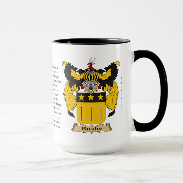 Caneca Brasão da família do Busby (Direita)