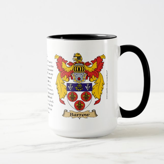 Caneca Brasão da família do carrinho de mão (Direita)