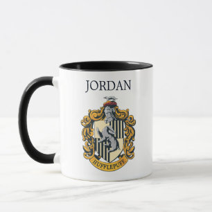 Caneca Brasão da Hufflepuff   Adicione seu Nome