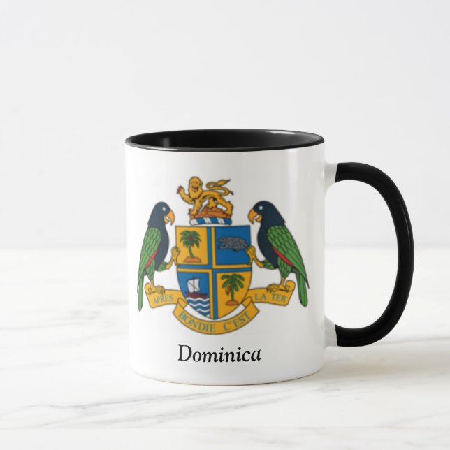 Caneca Brasão de Dominica (Direita)