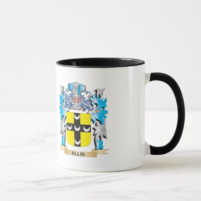 Caneca Brasão de Ellis - crista da família (Direita)