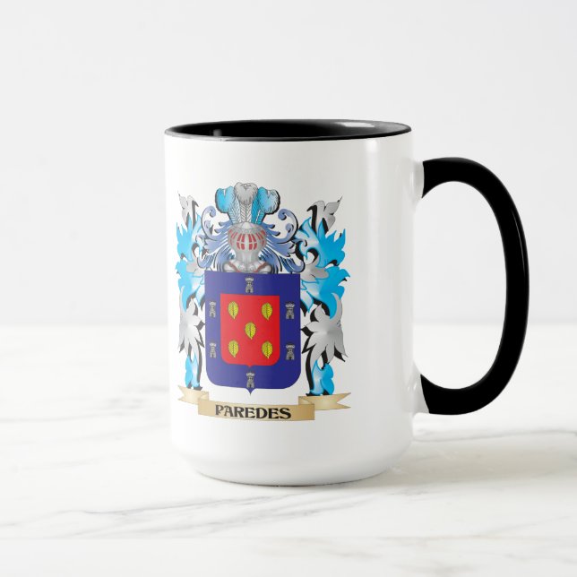 Caneca Brasão de Paredes - crista da família (Direita)