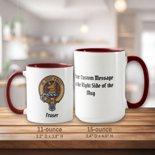Caneca Brasão do Clã Fraser de Lovat