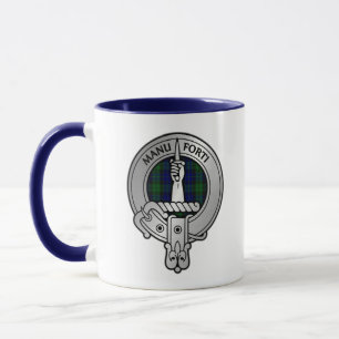 Caneca Brasão e Tartan do Clã MacKay