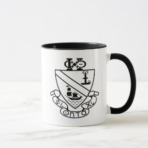 Caneca Brasão Phi Chi Theta P&B