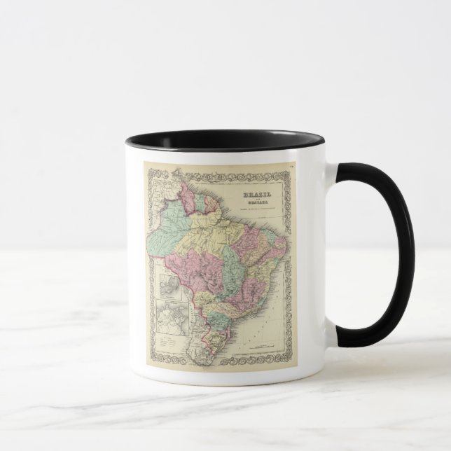 Caneca Brasil E Guiana (Direita)