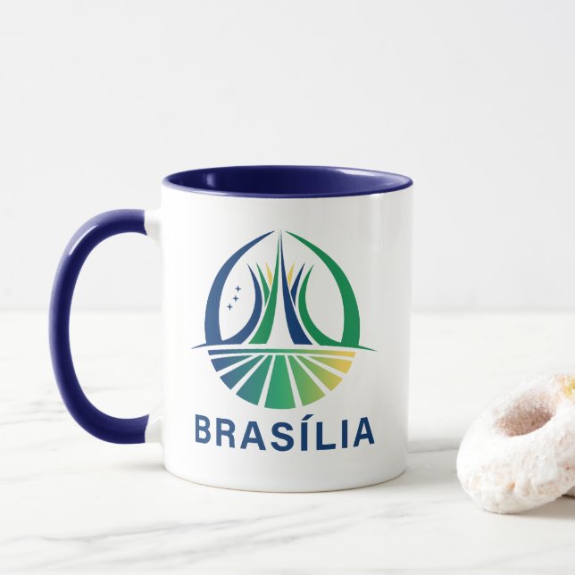 Caneca Brasilia Brazil Capital (Com Donut)