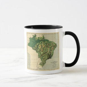 Caneca BrasilMapa Panorâmico FísicoBrasil