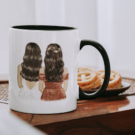 Caneca Bridesmaid Favor Mug Personalizado | Modelo-Mugs p
