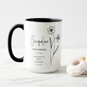 Caneca Bridesmaid   Jonquil Birth Flower