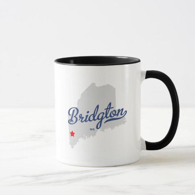 Caneca Bridgton Maine MIM camisa (Direita)