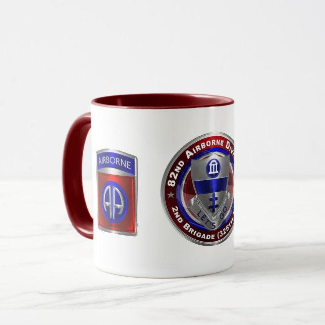 Caneca Brigada de segundo da Divisão de Transportes Aéreo (Frente Esquerda)
