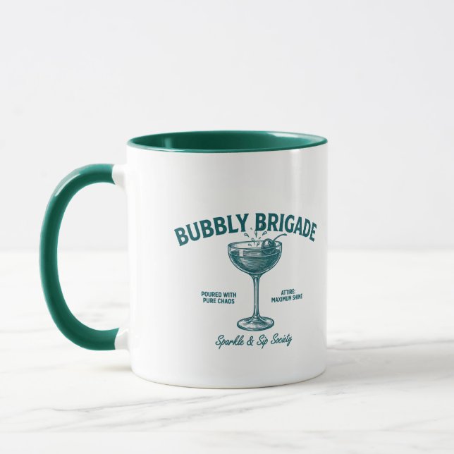 Caneca Brigada Espumante Sociedade Brilho & Brinde (Esquerda)