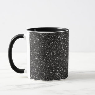 Caneca Brilho à moda escuro do cinza de prata