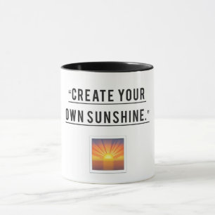 Caneca Brilho Brilhante - Crie seu próprio sol