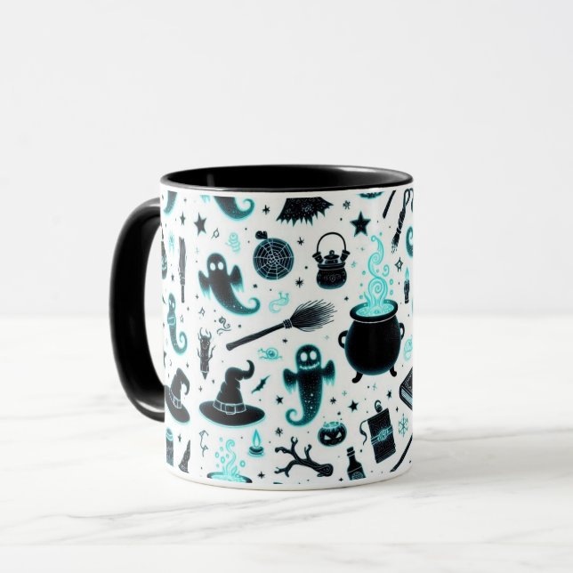 Caneca Brilhos Fantasmagóricos (Frente Esquerda)