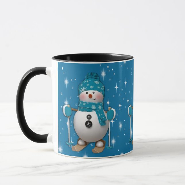 Caneca Brincadeira Feliz Snowman (Esquerda)