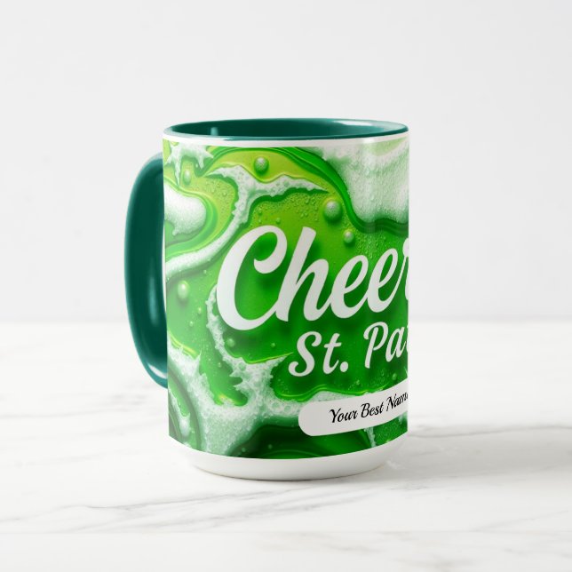 Caneca Brinde Espuma St Pats (Frente Esquerda)