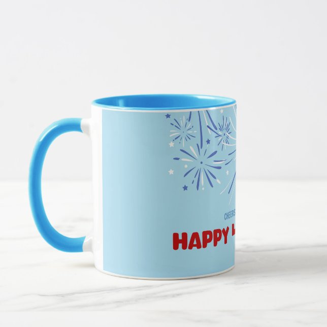 Caneca Brindemos à Independência, Faíscas no 4 de Julho (Esquerda)