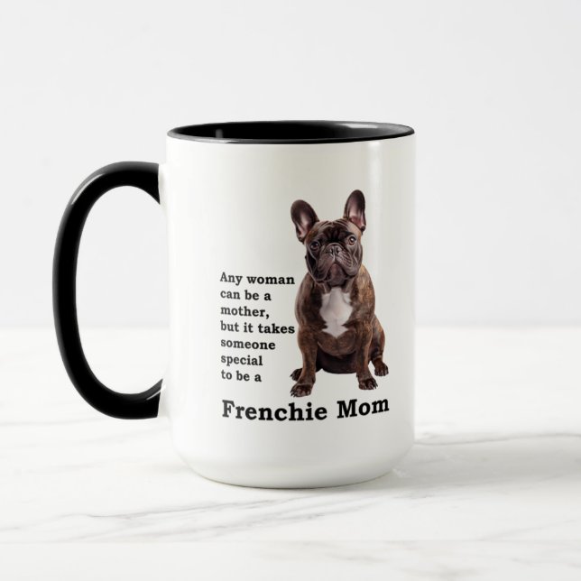 Caneca Brindle French Bulldog Mãe (Esquerda)
