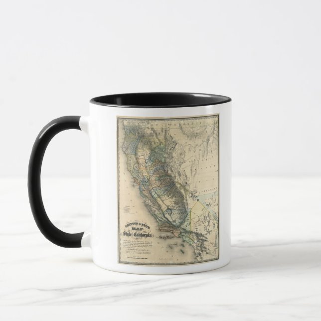 Caneca Britton e o Mapa da Califórnia de Rey (Esquerda)