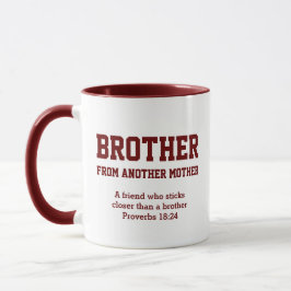 Caneca Bromance | IRMÃO DE OUTRA MÃE | cristão